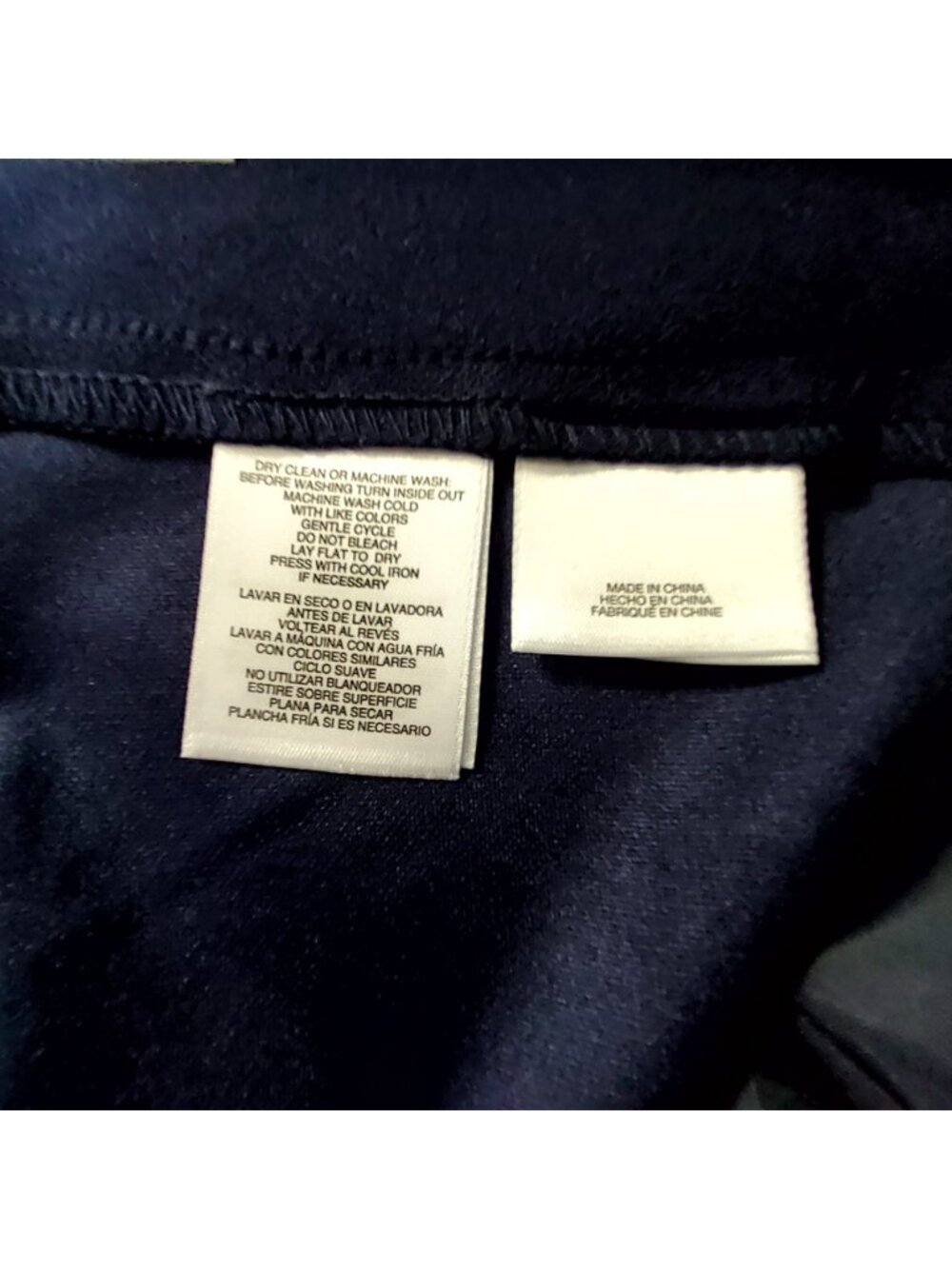 Anne Klein Womens Bermuda Shorts Navy Size 6 Zip closure Polyester/Elastane - Picture 15 of 16